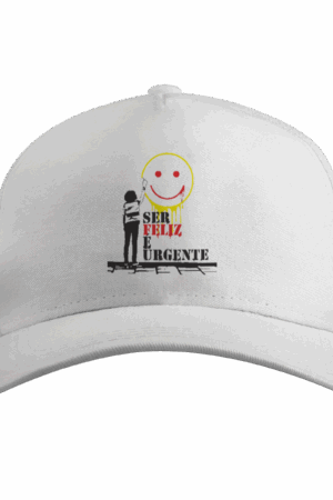 Boné Americano com Tela - Ser Feliz é Urgente