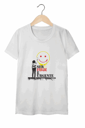 Baby Long Classic unissex- Ser Feliz é Urgente
